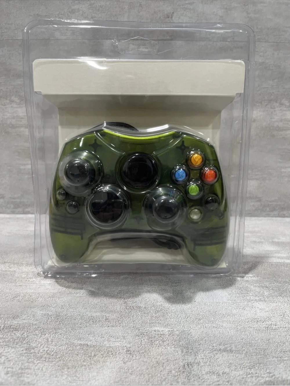 Wired Original Xbox S Type 3rd Party Green Translucent Controller